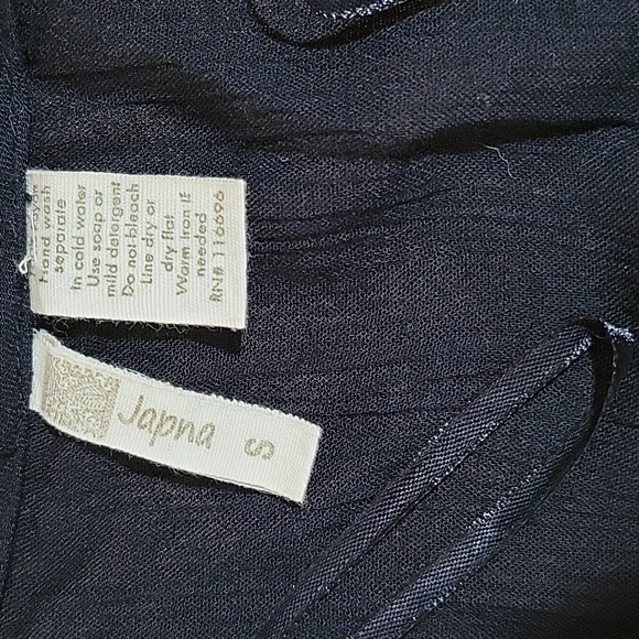 Embroidered Black Boho Top S - Picture 8 of 8